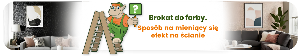 Brokat do farby – sposób na mieniący się efekt na ścianie